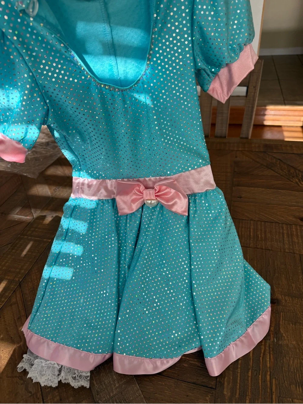 Wish Aqua & Pink Retro Diner Costume Dress